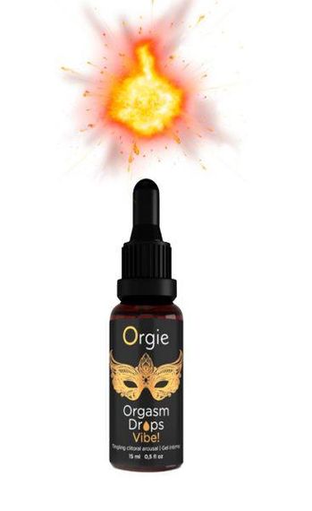 Кліторальні краплі з вібрацією ORGASM DROPS VIBE - 15 мл Sex Aura | Зображення 1