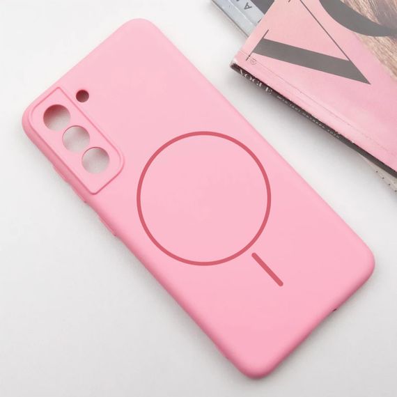 Чохол Silicone Cover Lakshmi Full Camera (AA) with MagFit для Samsung Galaxy S21 FE | Зображення 1