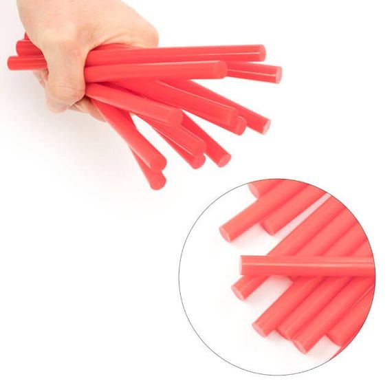 Комплект стрижнів клейових червоних 11,2*200 мм, 12 од. INTERTOOL RT-1042 | Зображення 3