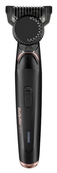 Тример BaByliss для стрижки T885E, бороди, 1 насадка, футляр, чорний (T885E)