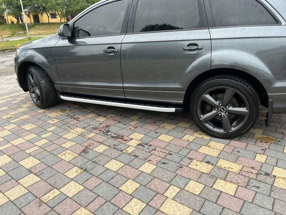 Бокові пороги Fullmond (2 шт., алюміній) для Ауди Q7 2005-2015 рр | Зображення 2