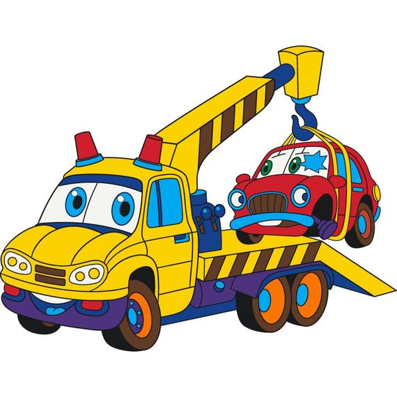 Роспись по холсту "Эвакуатор" Art Craft 15067-AC 25х30 см