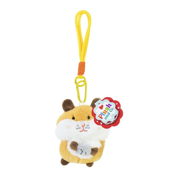 Мягкая игрушка-брелок "Хомячок" PLC25003-2, 8х5х11 см