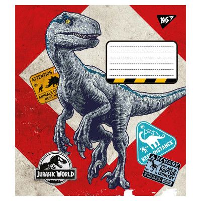 Тетрадь Yes А5 Jurassic world 18 листов, линия (766350) | Зображення 1