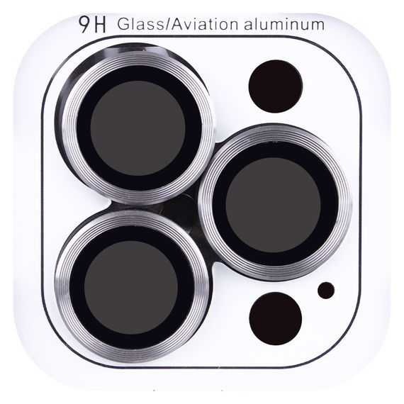 Защитное стекло Metal Classic на камеру (в упак.) для Apple iPhone 16 Pro (6.3") / 16 Pro Max (6.9") | Зображення 2