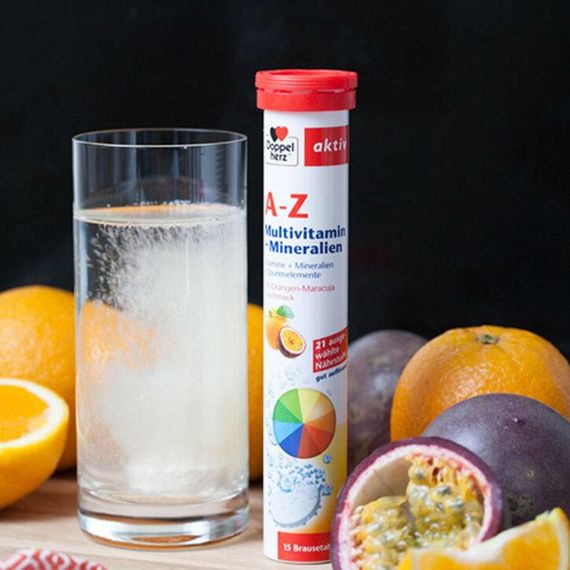 Мультивітаміни Доппельгерц від А до Цинку Doppelherz aktiv A-Z Multivitamin + Mineralien | Зображення 1