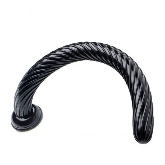 Анальний плаг фалоімітатор для фістингу Ribbed Anal Snake AF506 — ребристий, гнучкий, з присоскою, 48,2 см | Зображення 1