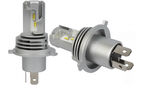Комплект світлодіодних ламп HeadLight M3 H4 (P43t) 55W 6000K з активним охолодженням 12/24V