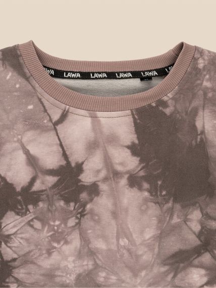Футболка оверсайз тайдай жіноча LAWA K-WTC02388 XL Коричневий shop (2000999638343) | Зображення 1