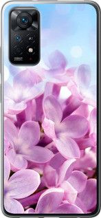 Чехол на Xiaomi Redmi Note 11 Сирень из силикона FCh_065961