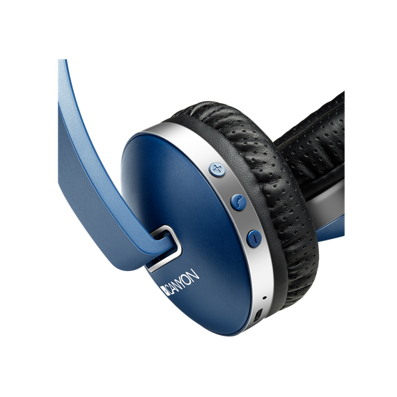 Bluetooth Наушники Canyon CNS-CBTHS2BL Blue | Зображення 3