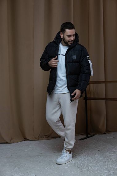 Куртка зимова Stone Island чорна | Зображення 4