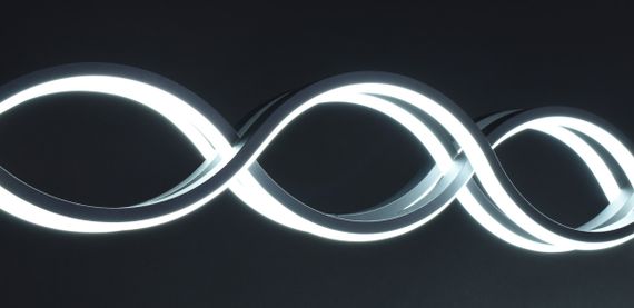 Люстра світлодіодна підвісна LED світильник для квартири на стелю лед 27494 Чорний 25-110х10х100 см. | Зображення 7