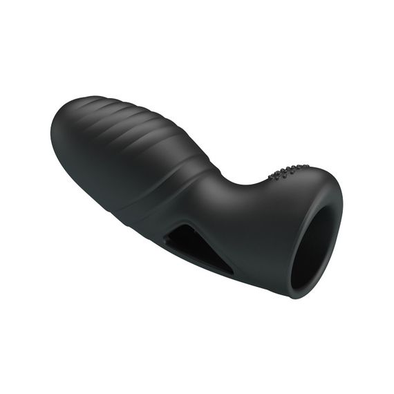 Насадка на палець - Pretty Love Alan Finger Vibrator Black Sex Aura | Зображення 4