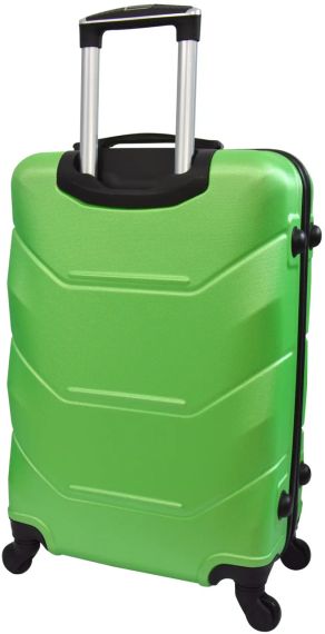 Валіза дорожня пластикова на колесах Bonro 2019 мала ручна поклажа салатовий 10500405 | Зображення 1