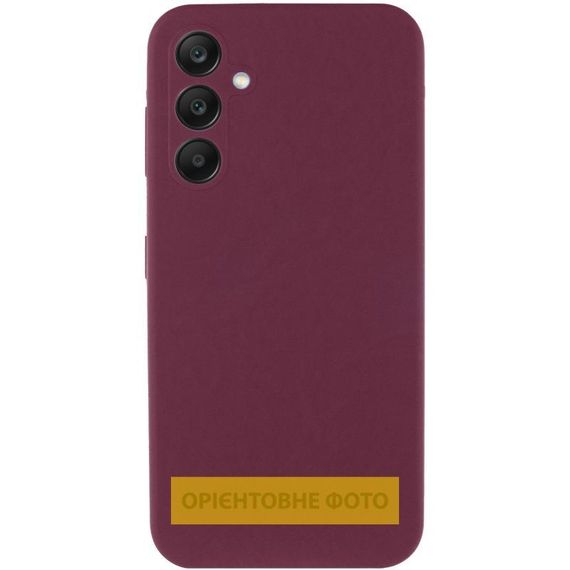 Чохол Silicone Cover Lakshmi Full Camera (AAA) для Xiaomi Redmi 15 (EU) Бордовий / Plum | Зображення 1