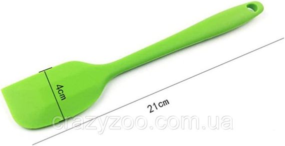 Лопатка для коврика EcoToys силиконовая зеленая 20.5 см 6790 | Зображення 1