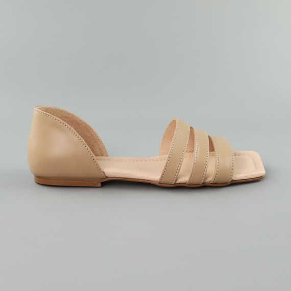 Сандалі жіночі шкіряні 589046 Бежеві 36 37 38 39 40 41