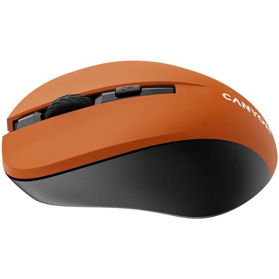 Мышь компьютерная безпроводная Canyon CNE-CMSW1O Orange оранжевая | Зображення 3