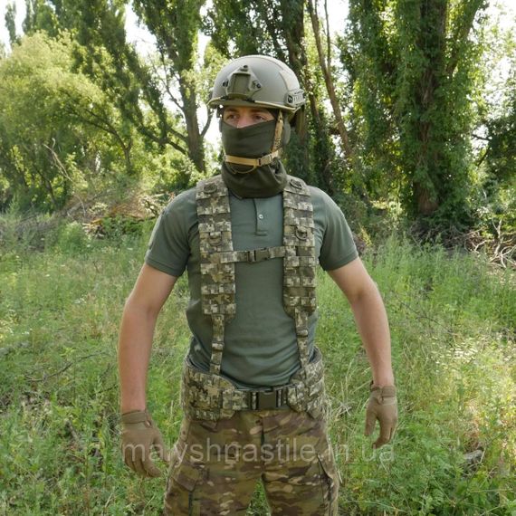 Ремені плечові (лямки) м'які для тактичних поясів РПС піксель | Зображення 5