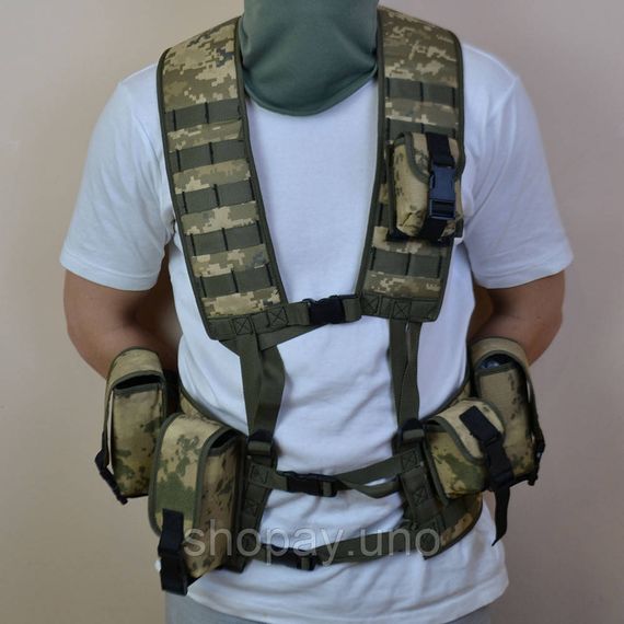 Качественный Подсумок под гранату из кордуры пиксель MOLLE для гранаты тактический VS-55 | Зображення 1