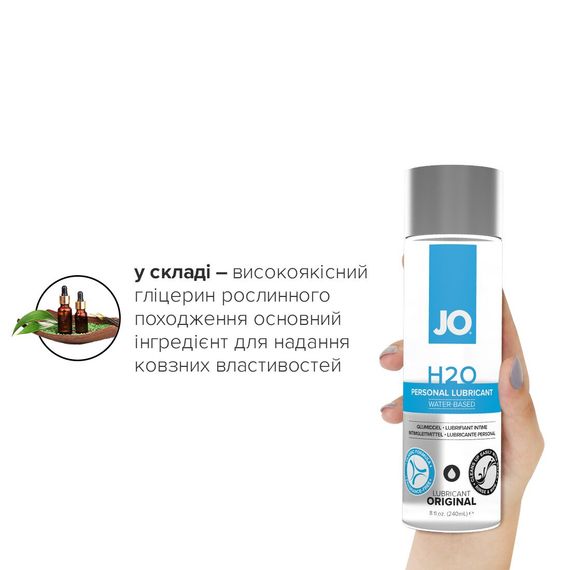 Лубрикант на водній основі System JO H2O ORIGINAL, 240 мл | Зображення 3