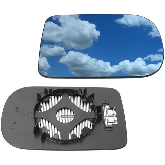 Вставка дзеркала права синя BMW 5 E39 96-04 із обігрівом Дзеркало праве вкладиш БМВ | Зображення 1