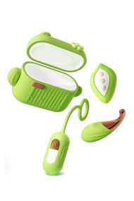 Мини-вибраторы в зарядном кейсе Blush Play with Me с пультом, зеленые sexstyle