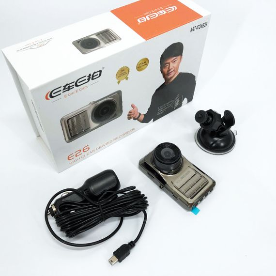 Автомобільний відеореєстратор DVR E26 1080p, Пристрій для автомобіля з відеореєстратором | Зображення 9