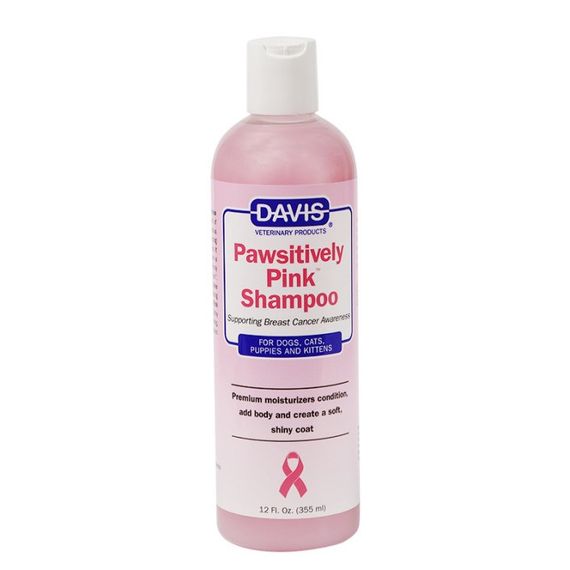Увлажняющий шампунь для собак и котов Davis Pawsitively Pink, 355 мл