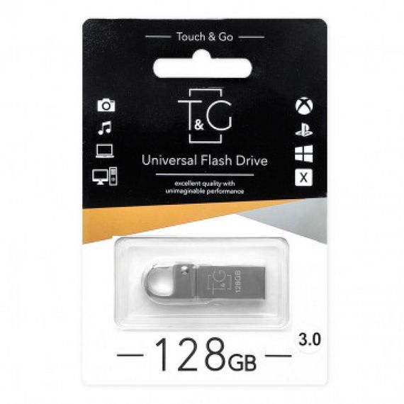 USB флешка 128GB Metal 106, висока швидкість передачі даних, XPRO (40880-01_347) | Зображення 3