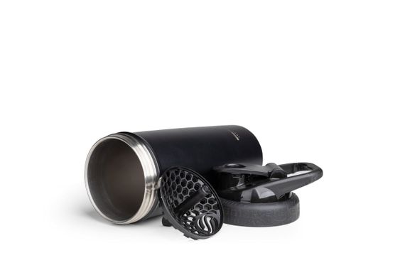 Шейкер спортивний SmartShake металевий Insulated Steel 750ml Black | Зображення 5
