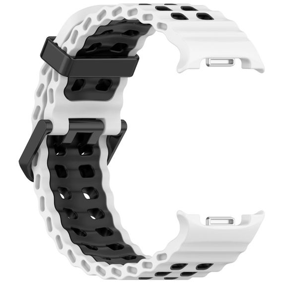 Ремінець силіконовий Primolux Ocean для годинника Samsung Galaxy Watch 8 - White