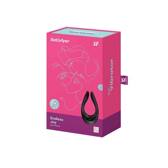 Вібратор для пар Satisfyer Endless Joy Black, 3 незалежні мотори, багатофункціональний | Зображення 3