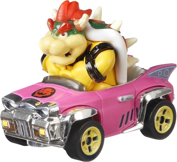 Hot Wheels Mario Kart Characters and Karts Хот Вилс набор из 4 машинок Марио Карт: Марио, Луиджи, Боузер | Зображення 2