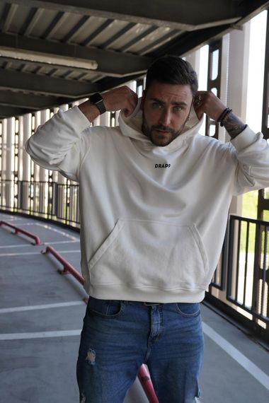 Худі з мерчем ДТФ (оверсайз)