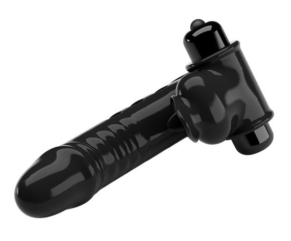 Клиторальный стимулятор на палец Pretty Love - Corbin Finger Black, BI-014859 sexstyle | Зображення 3