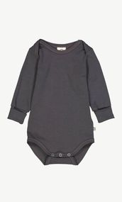 Дитяче боді для новонароджених Green Cotton 68 см Антрацит (25111214A)