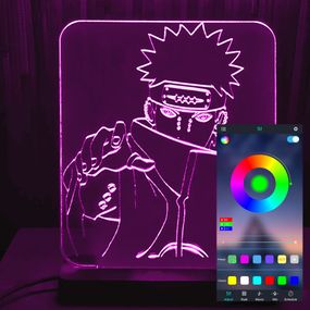 Акриловий світильник-нічник керування з телефона Пейн Нагато tty-n000603