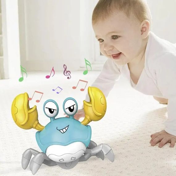 Детская интерактивная игрушка Танцующий краб со звуковыми и световыми эффектами | Зображення 6