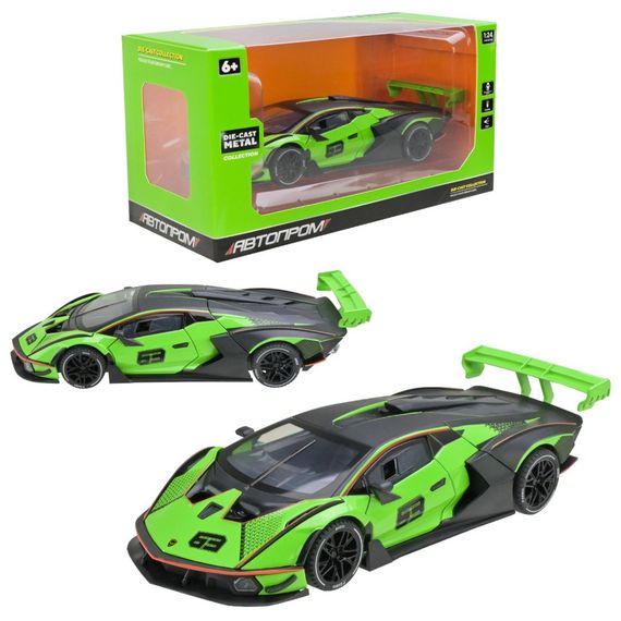 Модель автомобиля "Lamborghini" AP7700(Green) масштаб 1:24 | Зображення 2