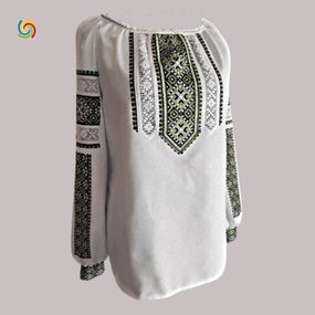 Рубашка Украинская вышиванка  44429169 цвет белый размер L/XL