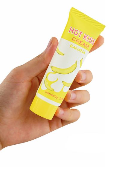 Лубрикант Hot Kiss Банан на водній основі Babydoll 30 мл Жовтий 00183 | Зображення 4