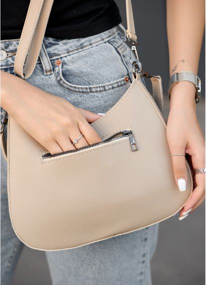 Сумка жіноча Sambag Leoma Mark Бежева 29 х 5 х 21 см (53000026) | Зображення 2