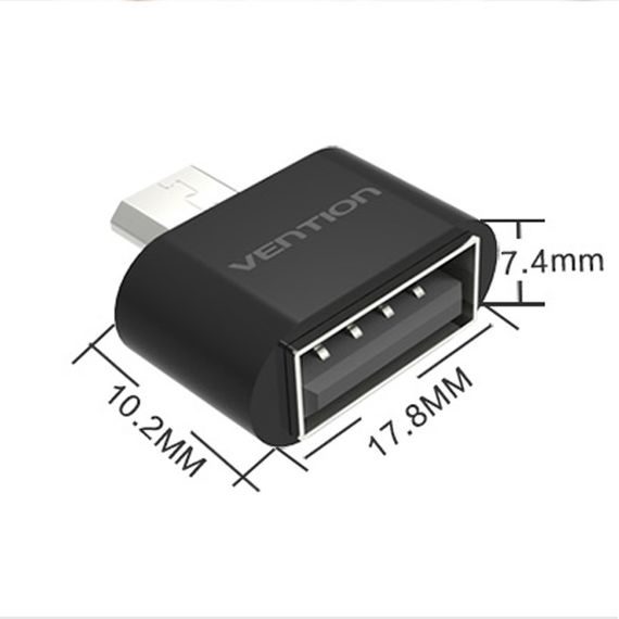 USB-microUSB OTG адаптер перехідник Vention VAS-A07 | Зображення 2
