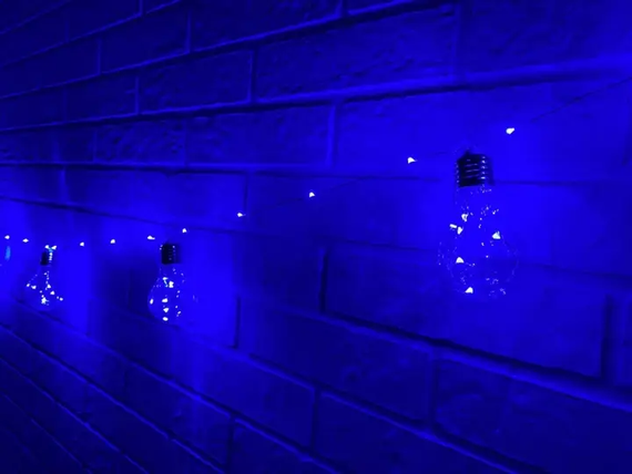 Гірлянда RD-9009 Лампа Едісона 75LED 2,5 м Колір LED-Синій 220v | Зображення 3