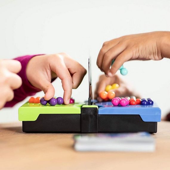 Настольная игра головоломка "IQ game toys" IQ-5 игровое поле, шарики, 40 карточек | Зображення 2