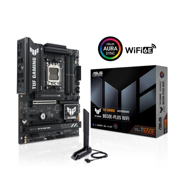 Материнcкая плата ASUS TUF GAMING B650E-PLUS WIFI sAM5 B650 4xDDR5 M.2 HDMI DP WiFi BT ATX 90MB1M20-M0EAY0 | Зображення 9