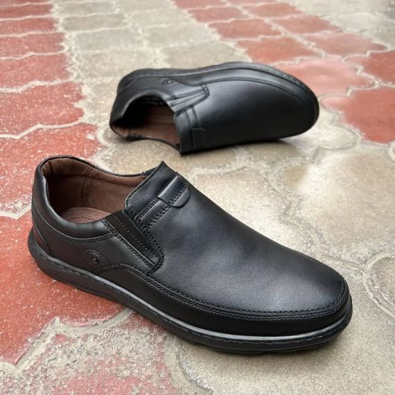 Польські чоловічі мокасини шкіряні 44 розмір | Зображення 1