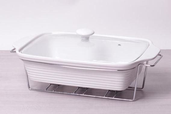 Марміт Kamille Food Warmer керамічна форма 3л 38см з підігрівом | Зображення 2